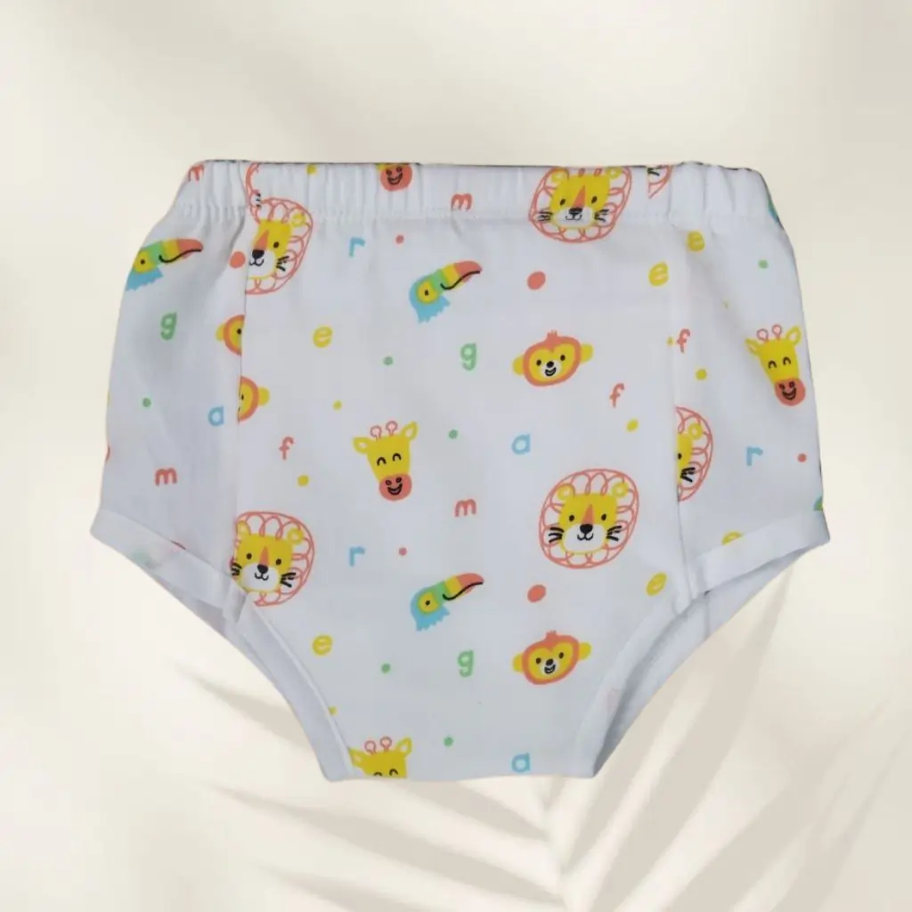 Photo 1 of 1 - Mamoritai Soft Cotton Training Pants: Cute Animal Print | MAMORITAI.SHOP