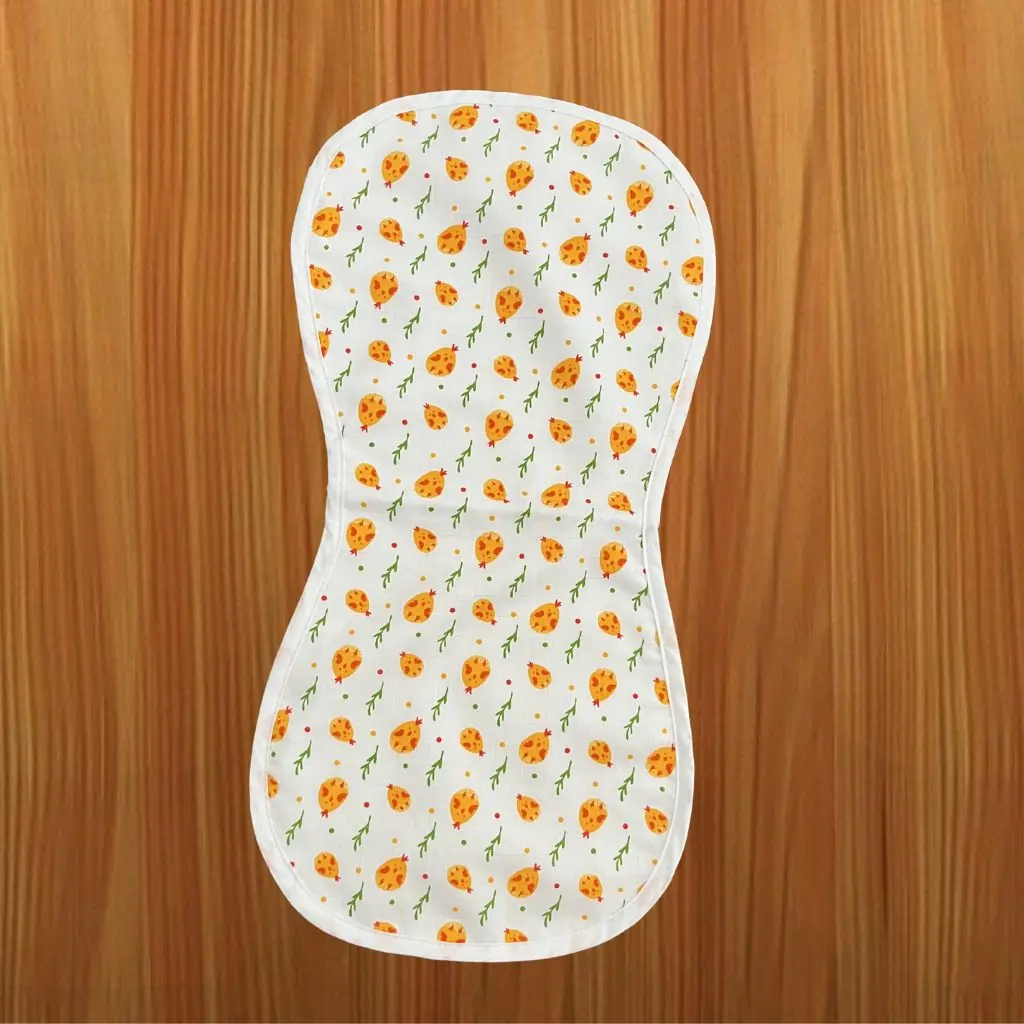 Photo 1 of 1 - Mamoritai Baby BurpCloth with Cute Pineapple Pattern - Soft, Comfortable & Durable, Easy to Clean, Perfect for Messy Meals! | MAMORITAI.SHOP