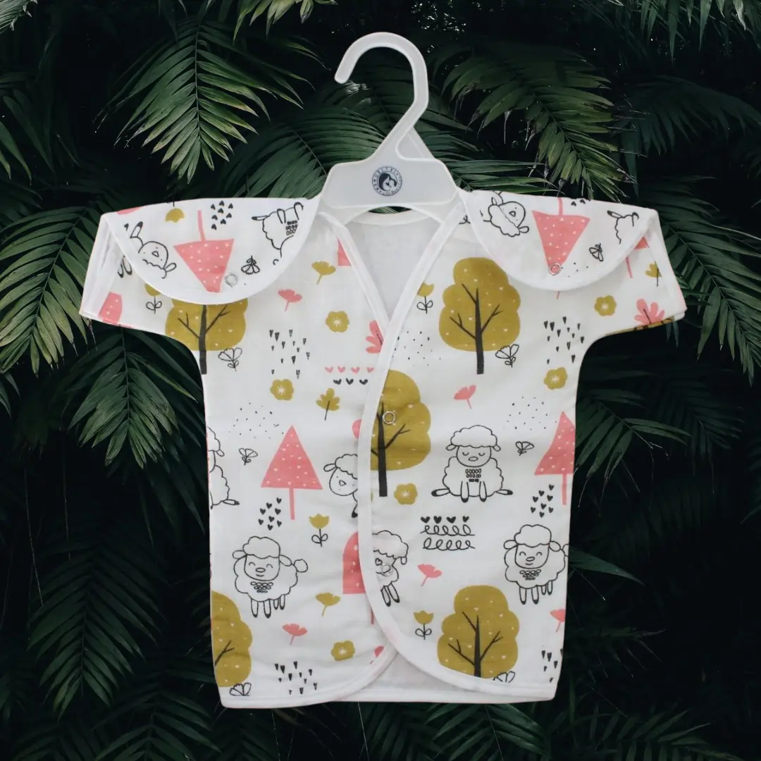 Photo 1 of 1 - Wrap Jabla Newborn Baby Dress 100% Cotton | MAMORITAI.SHOP