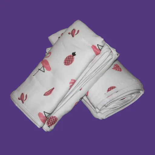 Photo 1 of 3 - Mamoritai Muslin Swaddle Blanket – Perfect for Newborns | MAMORITAI.SHOP