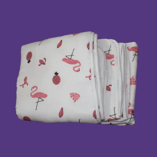Photo 2 of 3 - Mamoritai Muslin Swaddle Blanket – Perfect for Newborns | MAMORITAI.SHOP