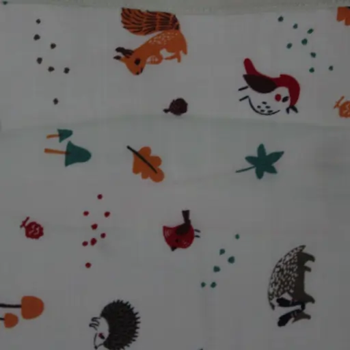 Photo 3 of 3 - Mamoritai-Woodland Animals Baby Quilt Set | MAMORITAI.SHOP