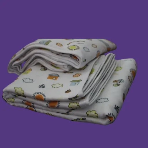 Photo 2 of 3 - Ultra-Soft Muslin Swaddle Set for Babies & Newborns | MAMORITAI.SHOP