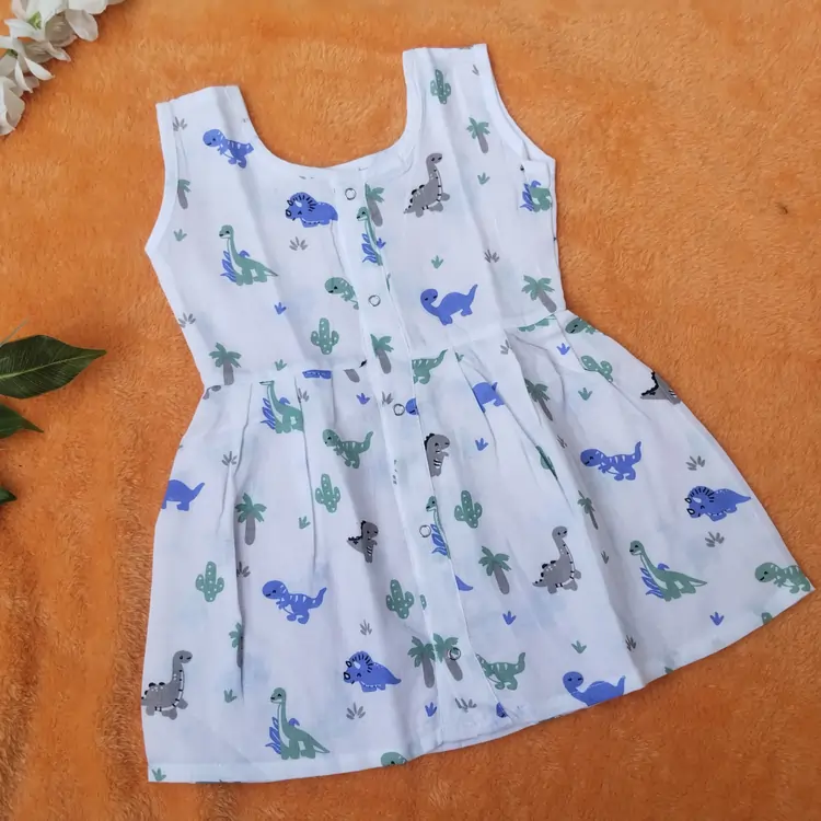 Photo 1 of 1 - Muslin Frock for Baby Girl - Dyno | MAMORITAI.SHOP