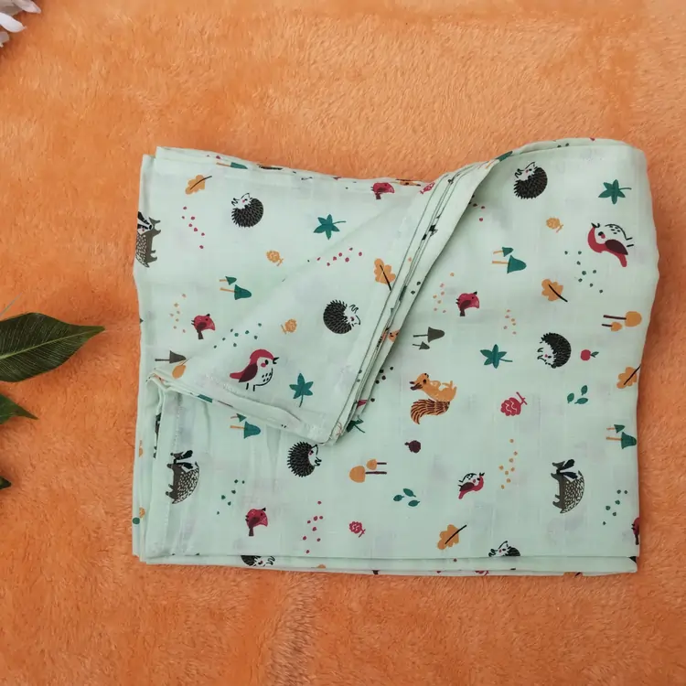 Photo 1 of 1 - Muslin Swaddles for Newborns – Soft, Breathable, Sparrow | MAMORITAI.SHOP